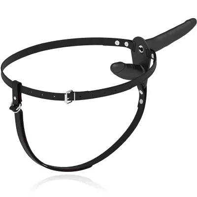 Harness Vibrator Mit Doppelpenetration Schwarz – Fetish Submissive