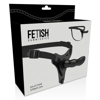 Harness Schwarzes Silikon G-Spot 16cm – Fetish Submissive