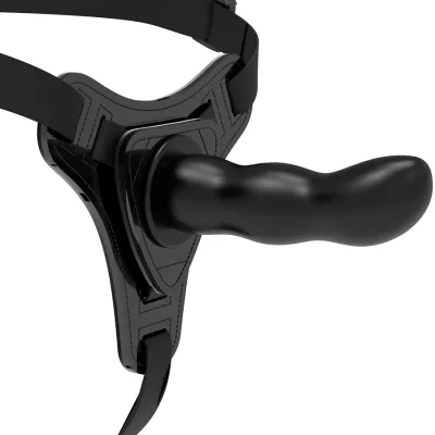 Harness Schwarzes Silikon G-Spot 16cm – Fetish Submissive