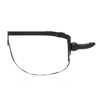 Harness Realistisches Schwarzes Silikon 16cm – Fetish Submissive