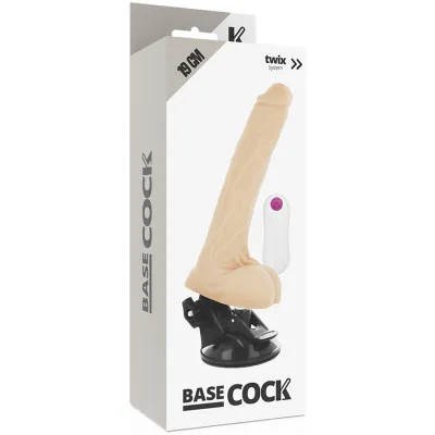 Realistischer Vibrator Natürlich 19cm | Basecock