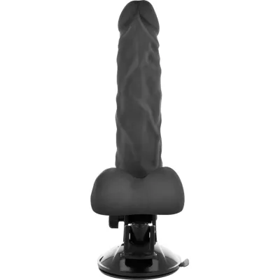 Beweglicher Vibrator Mit Fernbedienung Schwarz 21cm | Basecock