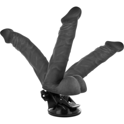 Beweglicher Vibrator Mit Fernbedienung Schwarz 20cm | Basecock