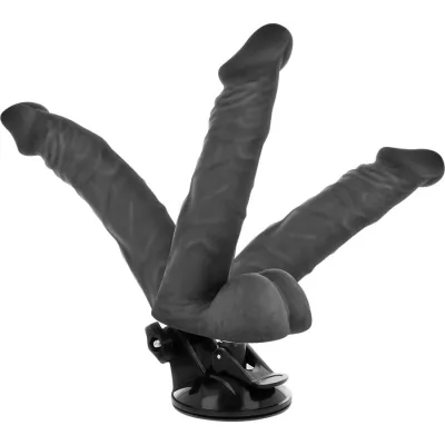 Beweglicher Vibrator Mit Fernbedienung Schwarz 20cm | Basecock