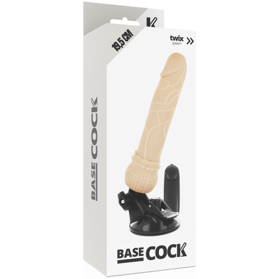 Realistischer Vibrator Natural 19,5cm | Basecock