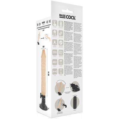 Realistischer Natürlicher Vibrator 20cm | Basecock