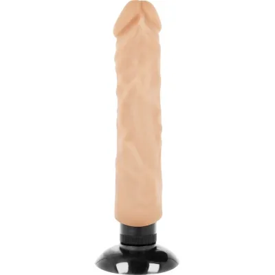 Realistischer Vibrator 2-1 Natürlich 20cm – Basecock