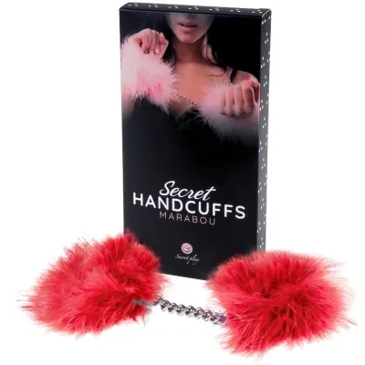 Rote Marabou Handschellen – Secretplay