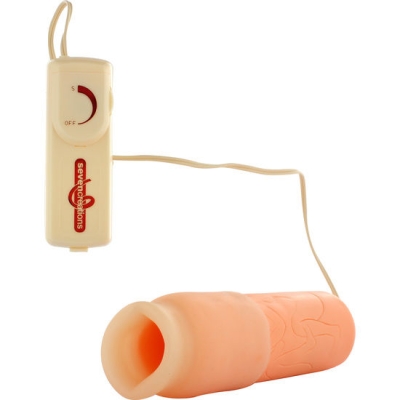 Gold Masturbator Mit Vibration | Seven Creations