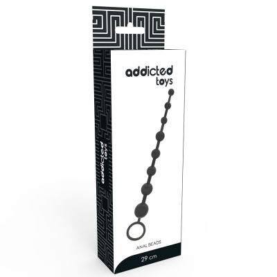 Analperlen 29cm Schwarz | Addicted Toys
