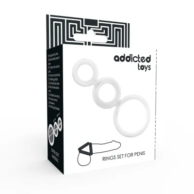 Penis & Hodenringe Set Klar – Addicted Toys