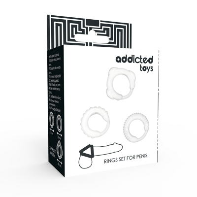 Penisringe 3er Set Klar | Addicted Toys