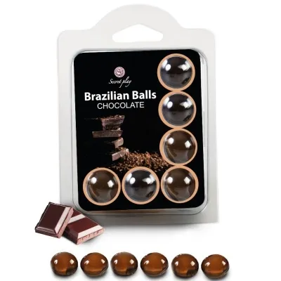 Set 6 Brazilian Balls Schokolade – Secretplay