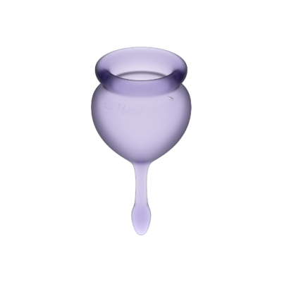 Menstruationscup Purple 15 + 20ml | Satisfyer