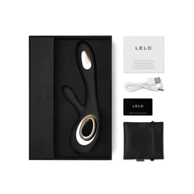 Soraya Wave Deep Rabbitvibrator Schwarz | Lelo