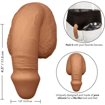 Silikon Packing Penis 12.75cm Caramel | Calex