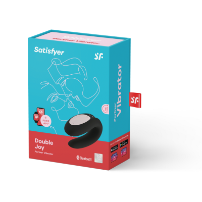 Double Joy Mit App Schwarz | Satisfyer