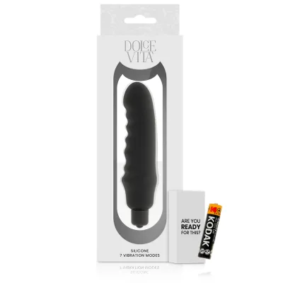Genius Black Silikon Vibrator | Dolce Vita