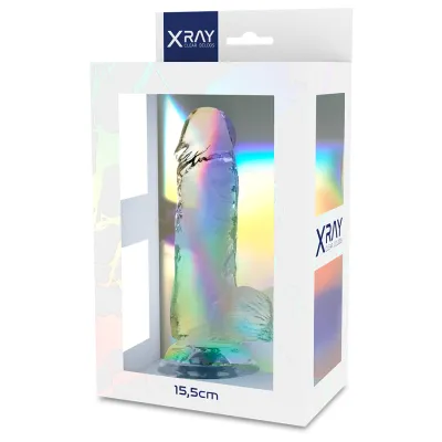Clear Realistischer Dildo Transparent 15.5 X 3.5cm – Xray