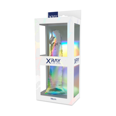Clear Dildo Transparent 19x4cm | Xray