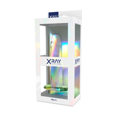 Clear Dildo Transparent 18 X 4cm | Xray