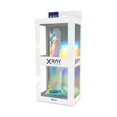 Clear Dildo 21 X 4cm – Xray