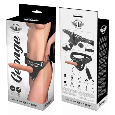 Harness George Realistischer Vibrator 19 X 4cm – Harness Attraction