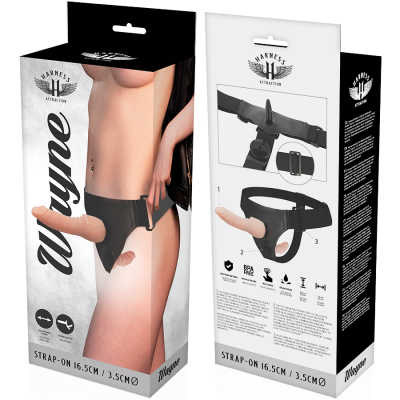 Wayne Double Penetraci N 16,5 X 3,5cm | Harness Attraction