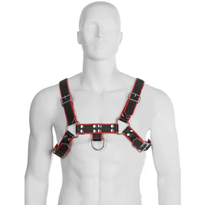 Kettengurt III Schwarz / Rot – Leatherbody