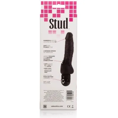 Power Stud Cliterrific Schwarzer Vibrator – Calex