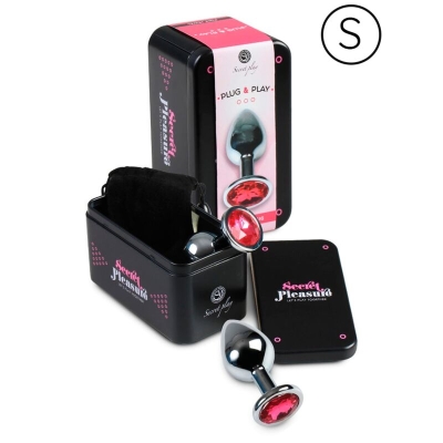 Anal Plug Aluminium Fuchsia 7cm | Secretplay