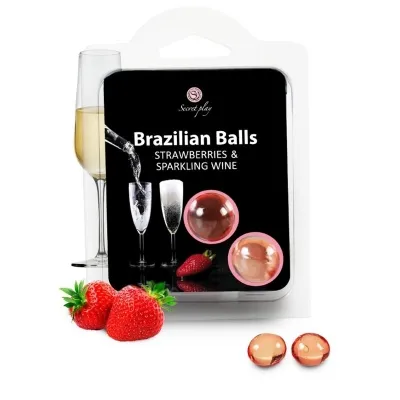 2 Brazilian Balls Erdbeer Und Champagner – Secretplay
