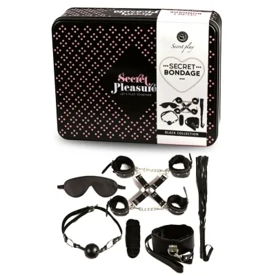 Bdsm Set 8 Teilig Schwarz – Secretplay