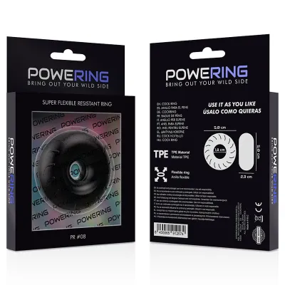Super Flexibler Penisring 5cm Pr08 Schwarz – Powering