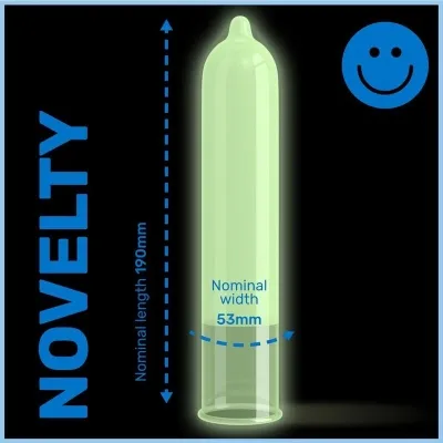 Glow condoms 12 pieces – Passant