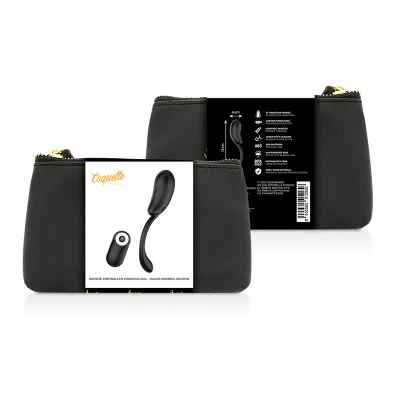 Vibrationsei Schwarz / Gold – Coquette Chic Desire