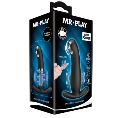 Prostatamassagegerät Schwarz – Mr Play
