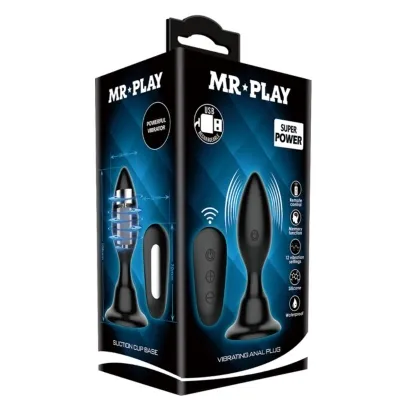 Analplug Mit Vibration Schwarz – Mr Play