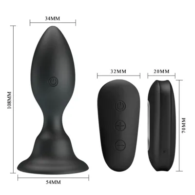 Analplug Mit Vibration Schwarz – Mr Play
