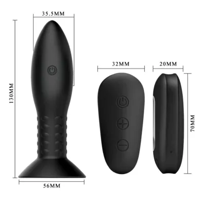 Plug Mit Schwarzen Rotierenden Perlen – Mr Play