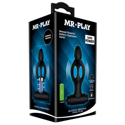 Silikon Analplug Mit Vibration | Mr Play