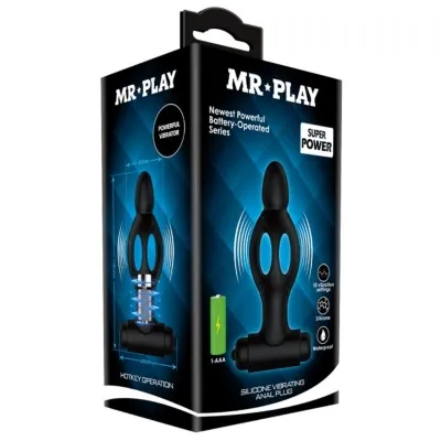 Silikon Analplug Mit Vibration – Mr Play