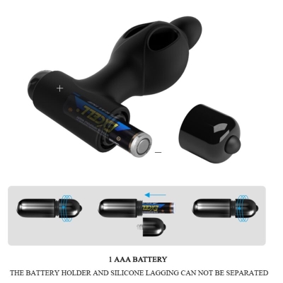 Silikon Analplug Mit Vibration | Mr Play