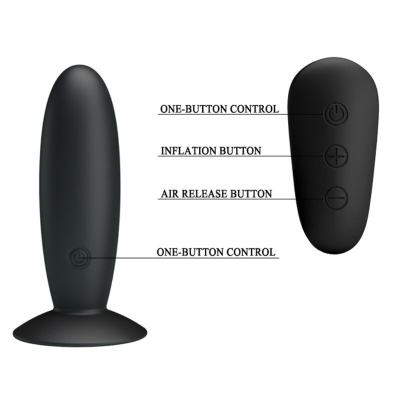Analplug Mit Vibration Schwarz 12 Modi | Mr Play