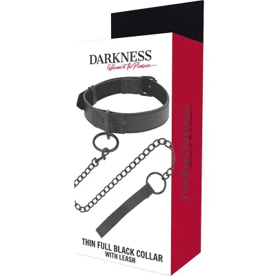 Black Necklace with Chain – Darkness
