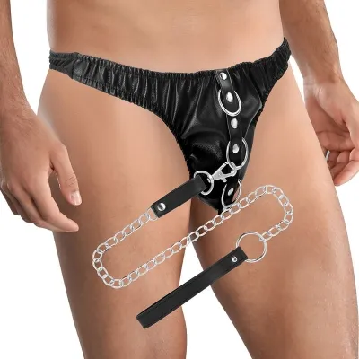Submission Tanga Mit Metallkette – Darkness