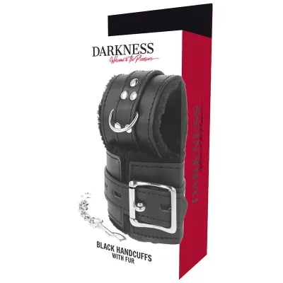 Black Lined BDSM Handcuffs – Darkness