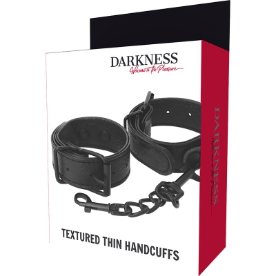Texturierte Handschellen | Darkness