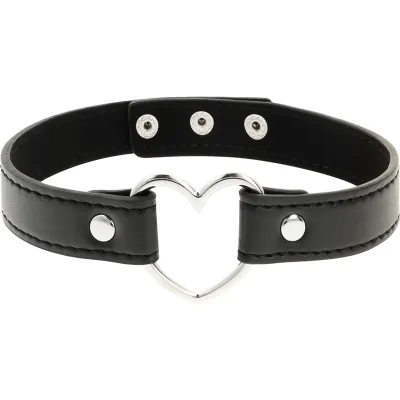 Vegane Leder Halskette Herz – Coquette Chic Desire