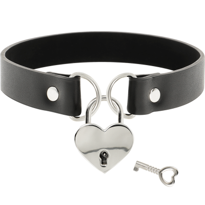 Vegane Lederhalskette Mit Herz | Coquette Chic Desire